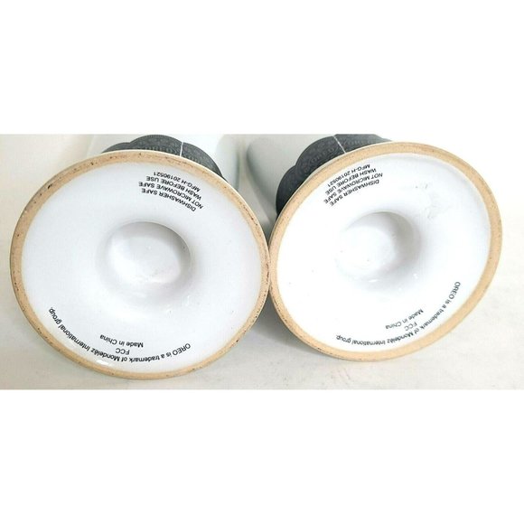 Lot (2) Oreo Cookie Ceramic Milkshake Cup Tall Sundae Dish Oreos Milk Shake Mug - Picture 5 of 7